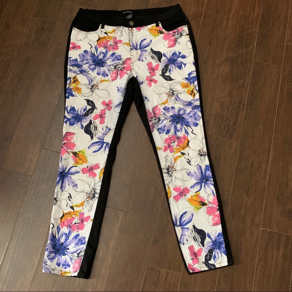 Beautiful Flowered Jeans